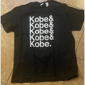 Kobe Bryant Cotton T-Shirt Kobekobekobe Black